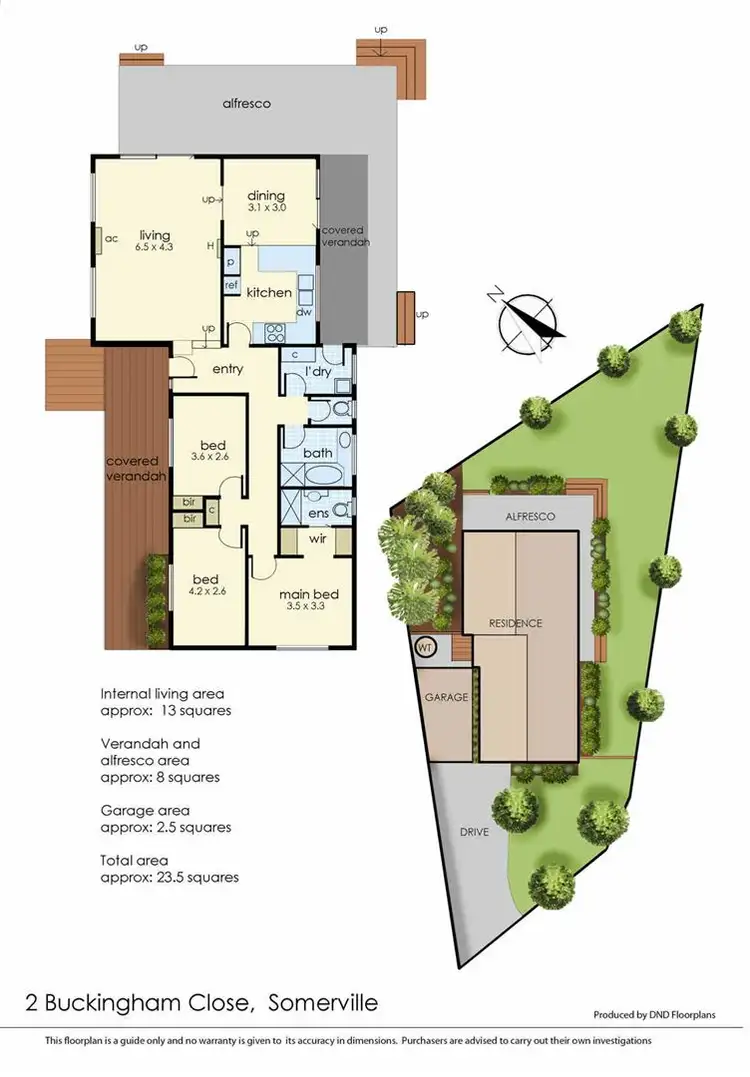 Floorplan of Homely house listing, 2 Buckingham close, Somerville VIC 3912