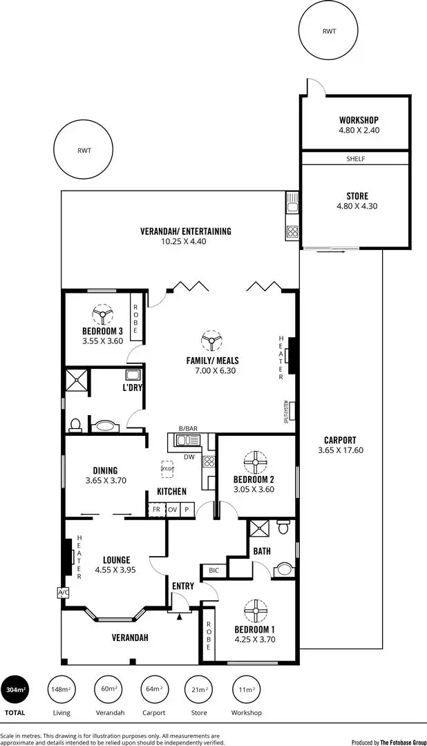 Floorplan of Homely house listing, 36 Romilly Avenue, Manningham SA 5086