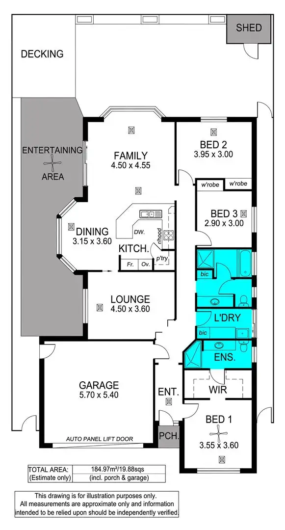 Floorplan of Homely house listing, 3 Branch Street, Sheidow Park SA 5158