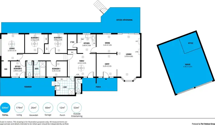 Floorplan of Homely house listing, 6 Monterey Pine Drive, Aberfoyle Park SA 5159