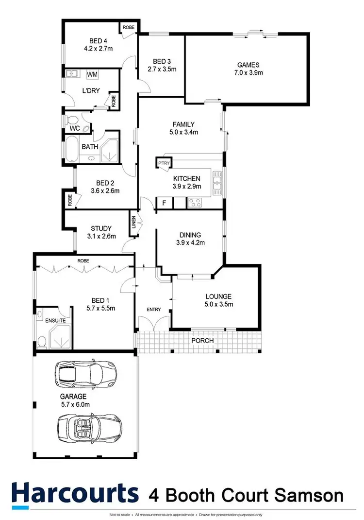 Floorplan of Homely house listing, 4 Booth Court, Samson WA 6163