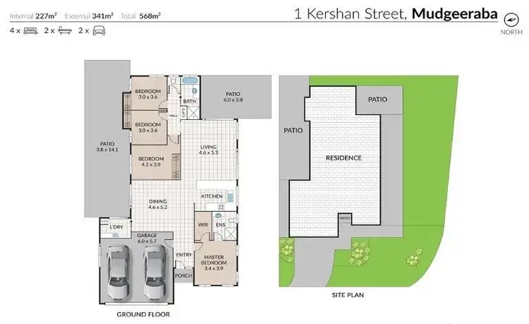 Floorplan of Homely house listing, 1 Kershan Street, Mudgeeraba QLD 4213