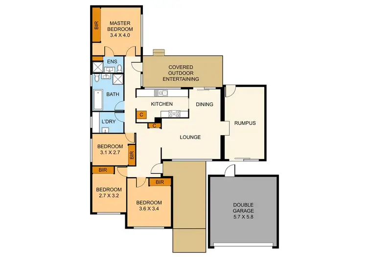 Floorplan of Homely house listing, 23 Devenish Road, Boronia VIC 3155