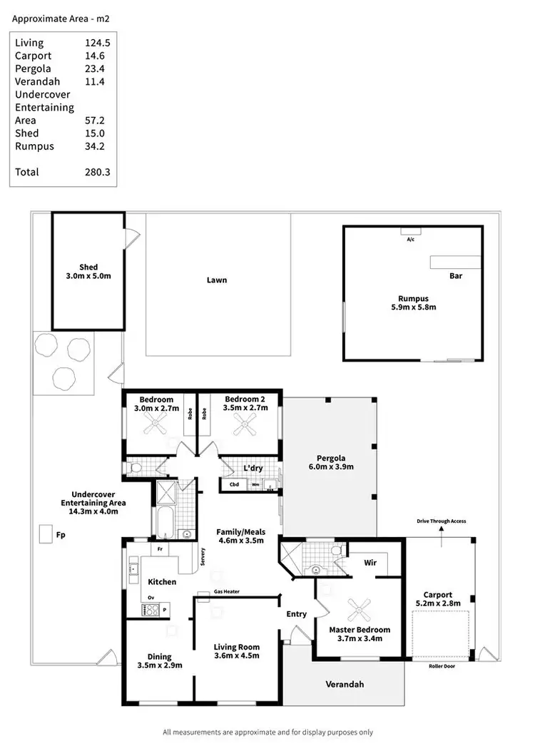 Floorplan of Homely house listing, 22 Liddell Drive, Huntfield Heights SA 5163
