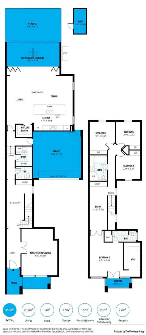 Floorplan of Homely house listing, 36 Brunswick Street, Walkerville SA 5081