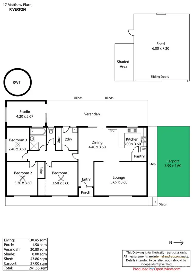 Floorplan of Homely house listing, 17 Matthew Place, Riverton SA 5412