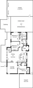 Floorplan of Homely house listing, 1 Rugby Street, Pasadena SA