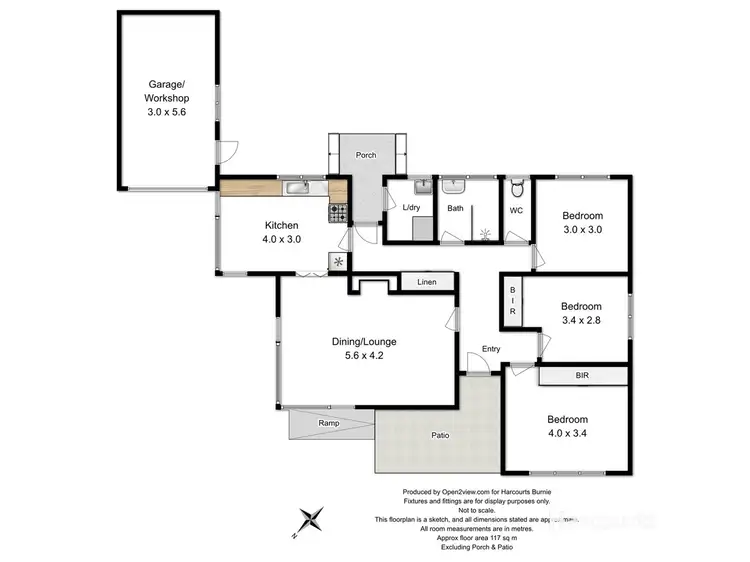 Floorplan of Homely house listing, 45 Grandview Avenue, Park Grove TAS 7320