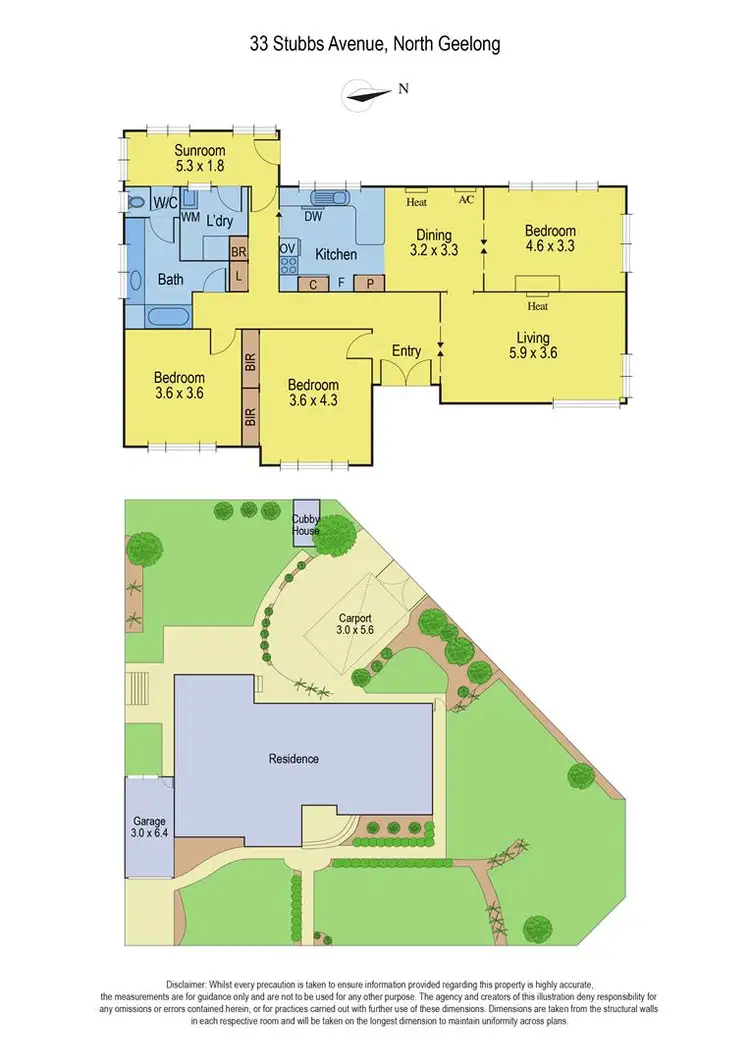 Floorplan of Homely house listing, 33 Stubbs Avenue, North Geelong VIC 3215
