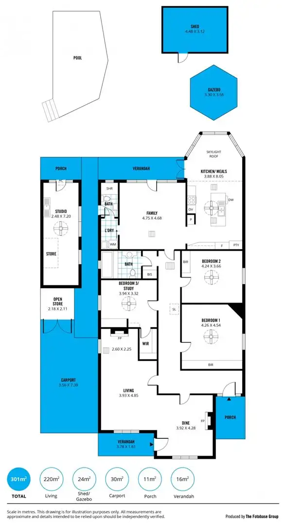 Floorplan of Homely house listing, 25 Dover Street, Malvern SA 5061