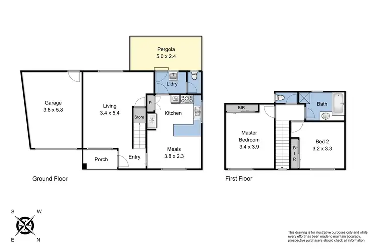 Floorplan of Homely house listing, 1/1 Lamar Court, Dandenong North VIC 3175