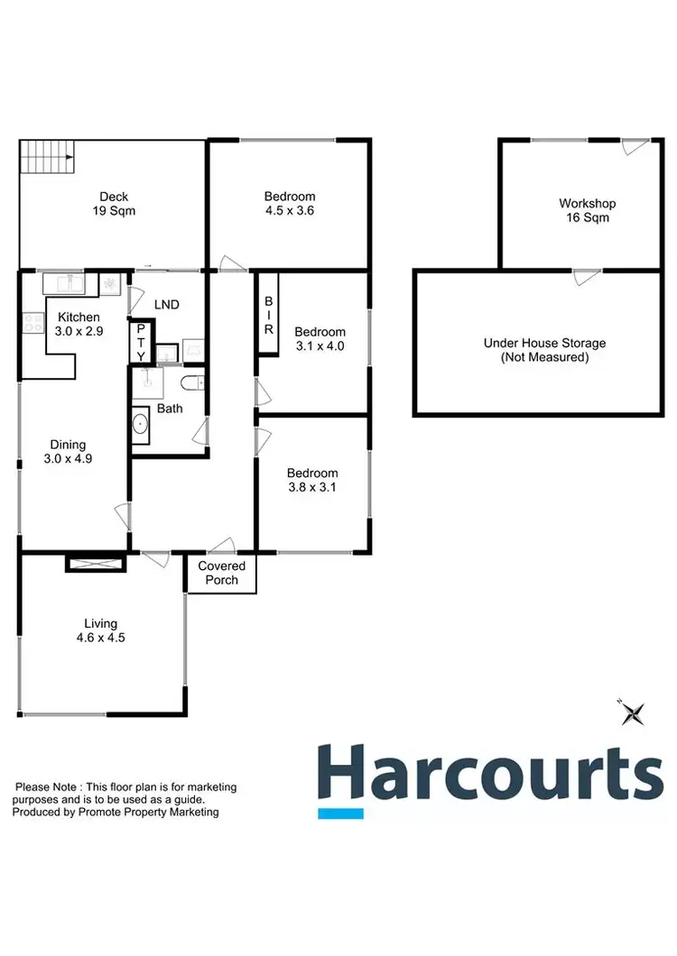 Floorplan of Homely house listing, 79 Leonard Avenue, Moonah TAS 7009
