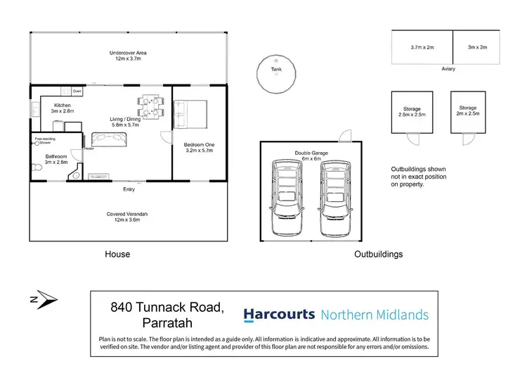 Floorplan of Homely rural property listing, 840 Tunnack Road, Parattah TAS 7120