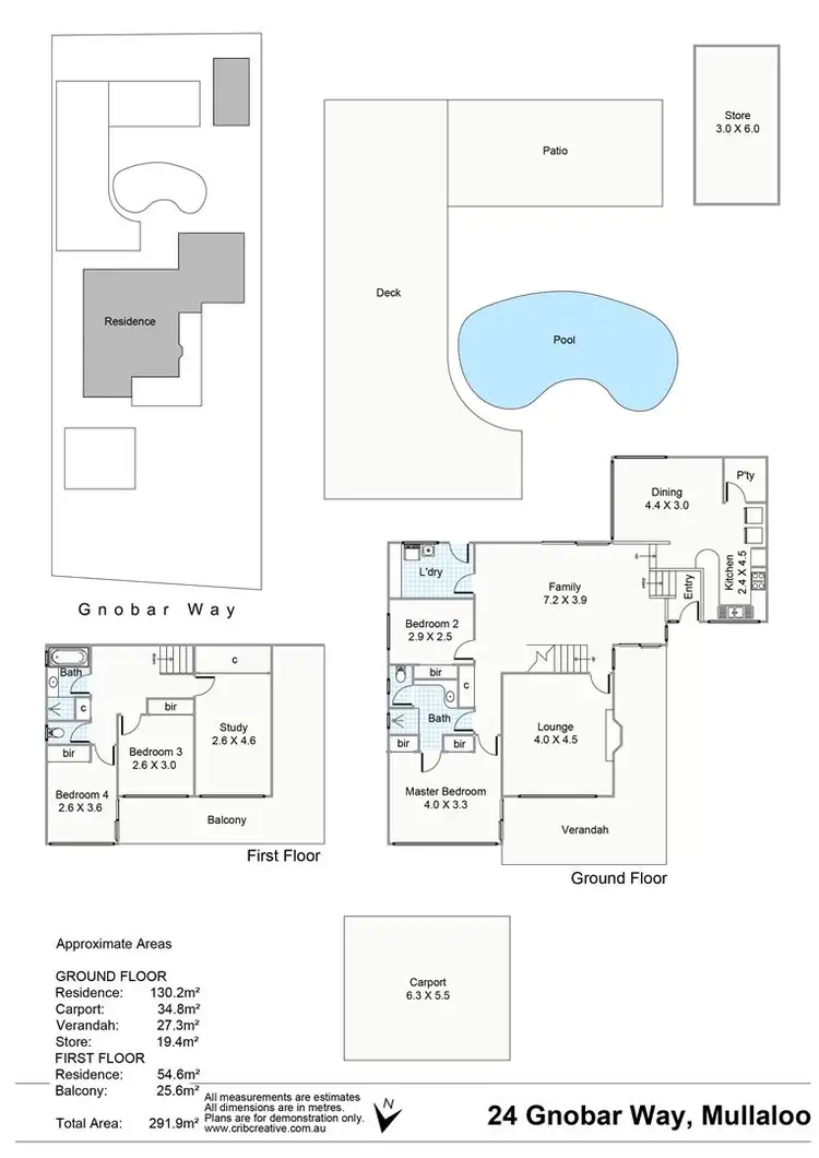 Floorplan of Homely house listing, 24 Gnobar Way, Mullaloo WA 6027