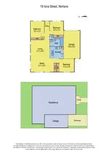 Floorplan of Homely unit listing, 19 Iona Street, Norlane VIC