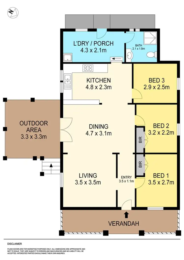 Floorplan of Homely house listing, 23 Rowe Street, Black Hill VIC 3350