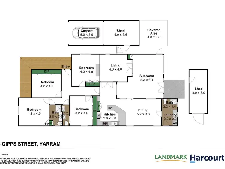 Floorplan of Homely house listing, 5 Gipps street, Yarram VIC 3971
