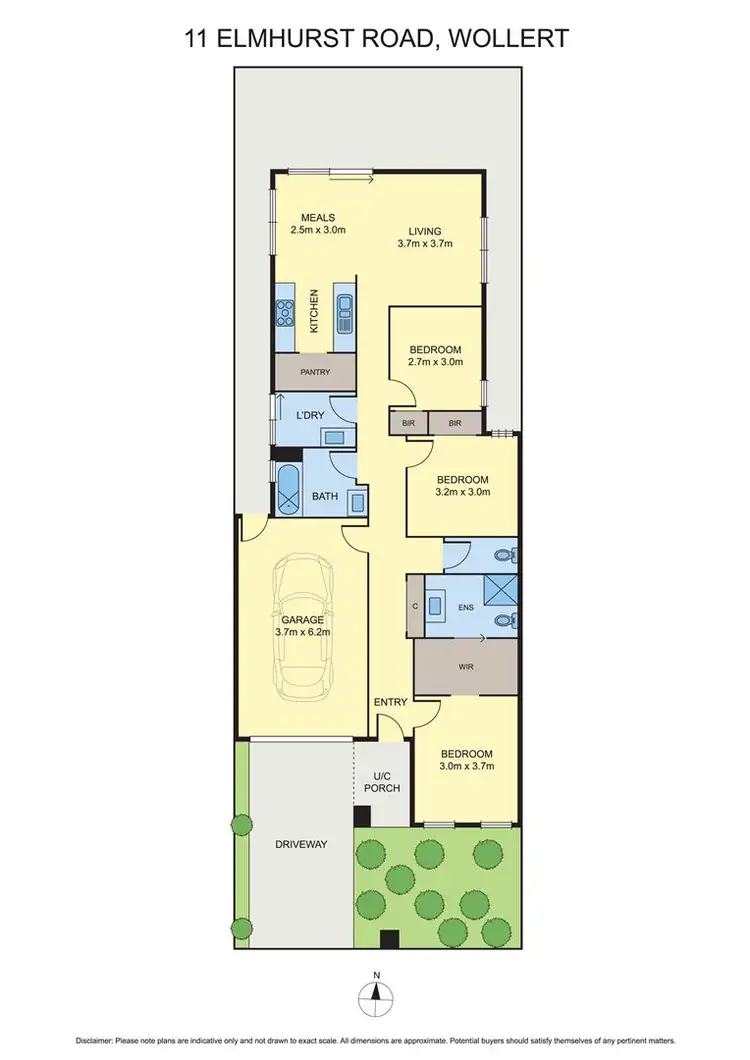 Floorplan of Homely house listing, 11 Elmhurst Road, Wollert VIC 3750
