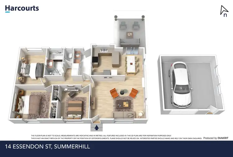 Floorplan of Homely house listing, 14 Essendon Street, Summerhill TAS 7250