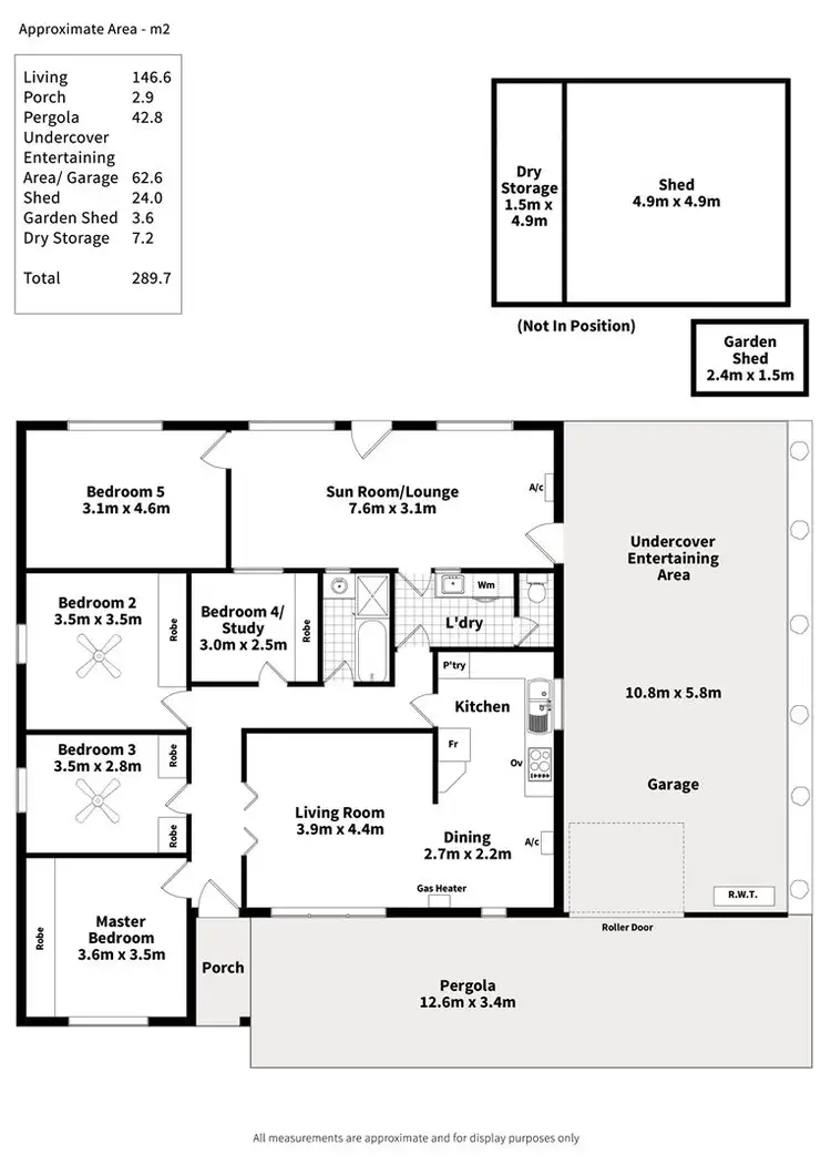 Floorplan of Homely house listing, 5 Perth Place, Christie Downs SA 5164