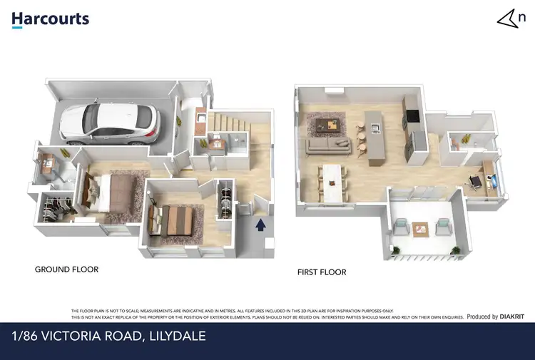 Floorplan of Homely unit listing, 1/86 Victoria Road, Lilydale VIC 3140