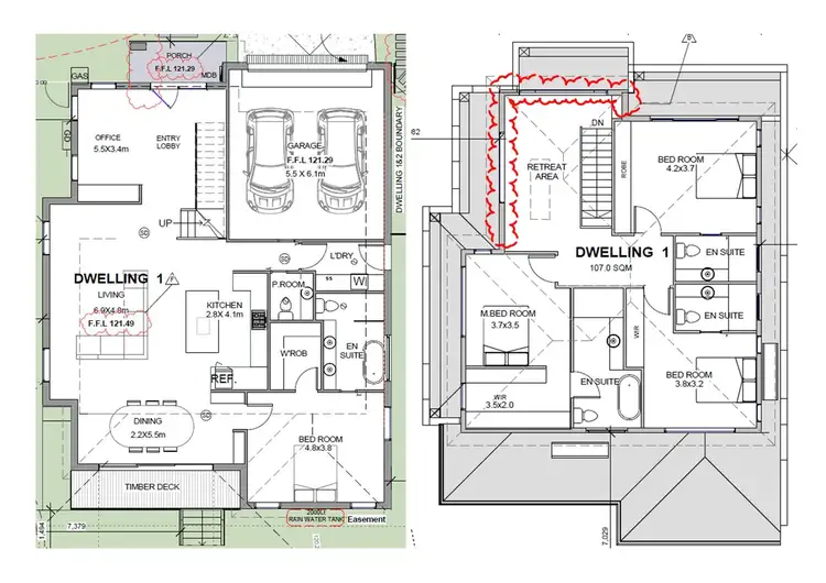 Floorplan of Homely land listing, 1 & 2/7 Gee Court, Nunawading VIC 3131