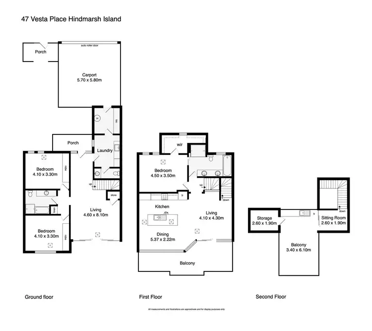 Floorplan of Homely house listing, 47 Vesta Drive, Hindmarsh Island SA 5214