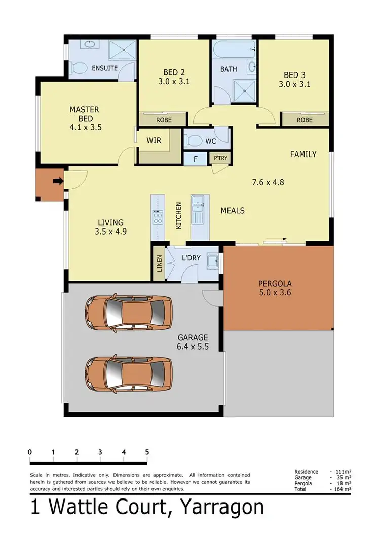 Floorplan of Homely house listing, 1 Wattle Court, Yarragon VIC 3823