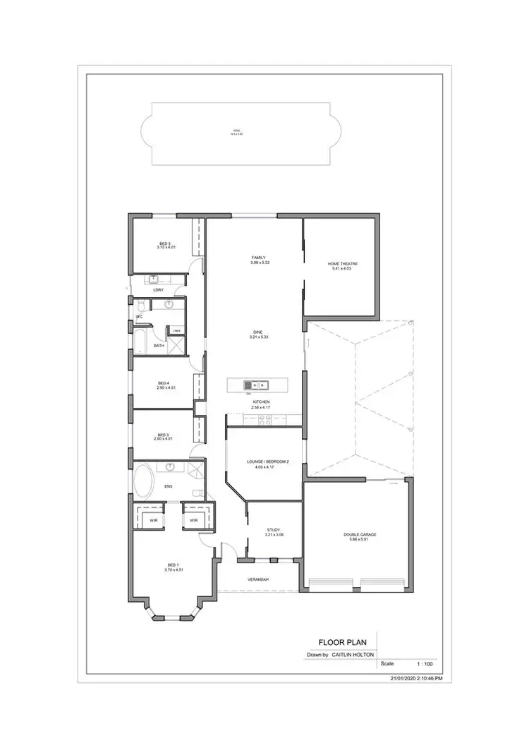 Floorplan of Homely house listing, 7 Swallow Drive, Hewett SA 5118