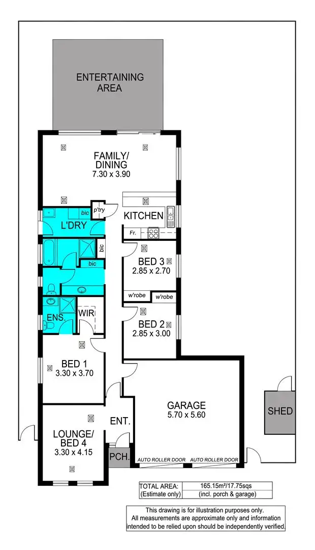 Floorplan of Homely house listing, 17 Flagpole Road, Seaford Meadows SA 5169