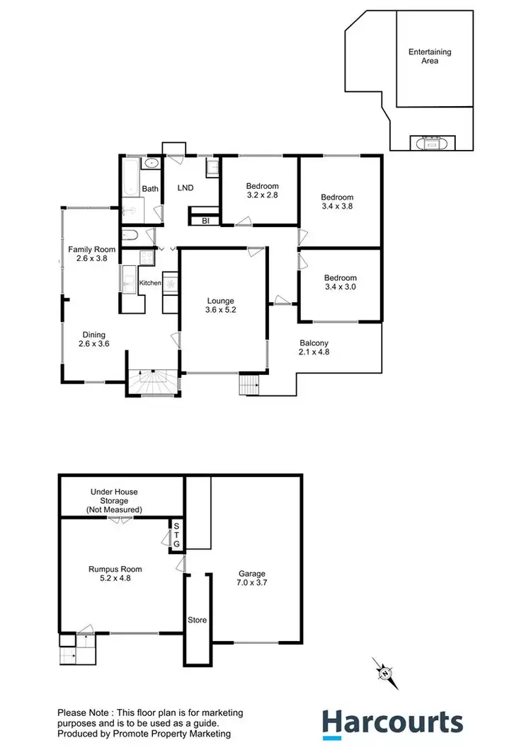 Floorplan of Homely house listing, 43 Henley Street, Lindisfarne TAS 7015
