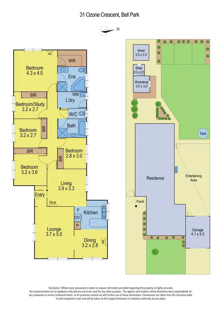 Floorplan of Homely house listing, 31 Ozone Crescent, Bell Park VIC 3215