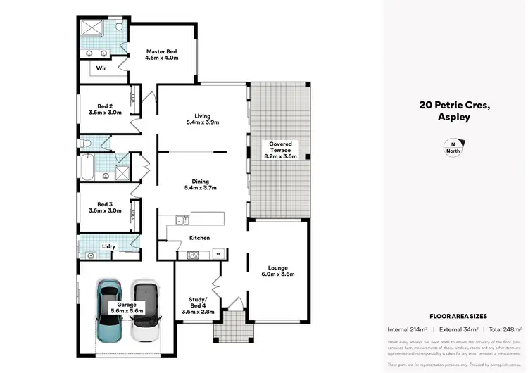 Floorplan of Homely house listing, 20 Petrie Cres, Aspley QLD 4034