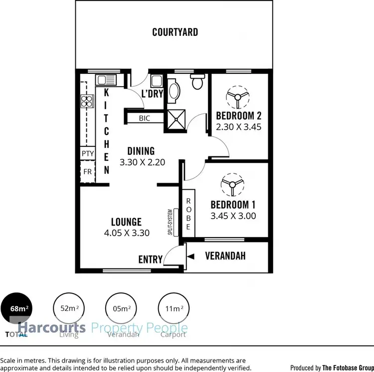 Floorplan of Homely unit listing, 2/101A Cliff Street, Glengowrie SA 5044