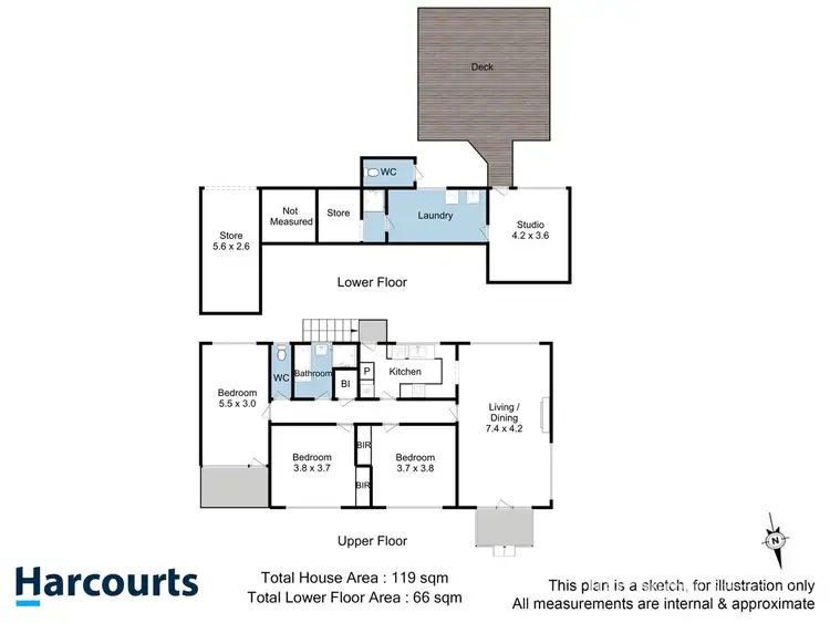 Floorplan of Homely house listing, 89 Summerleas Road, Fern Tree TAS 7054