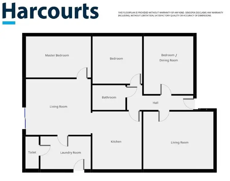 Floorplan of Homely house listing, 6 Wallace Street, Edenhope VIC 3318