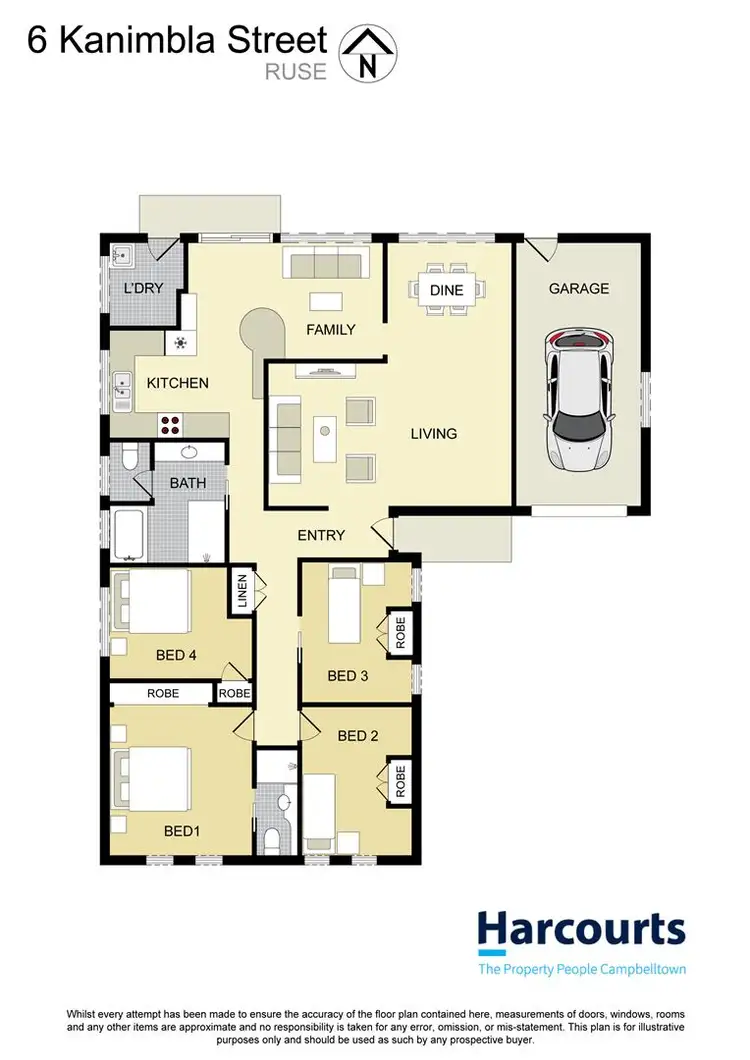 Floorplan of Homely house listing, 6 Kanimbla Street, Ruse NSW 2560