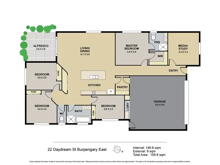 Floorplan of Homely house listing, 22 Daydream Street, Burpengary East QLD 4505