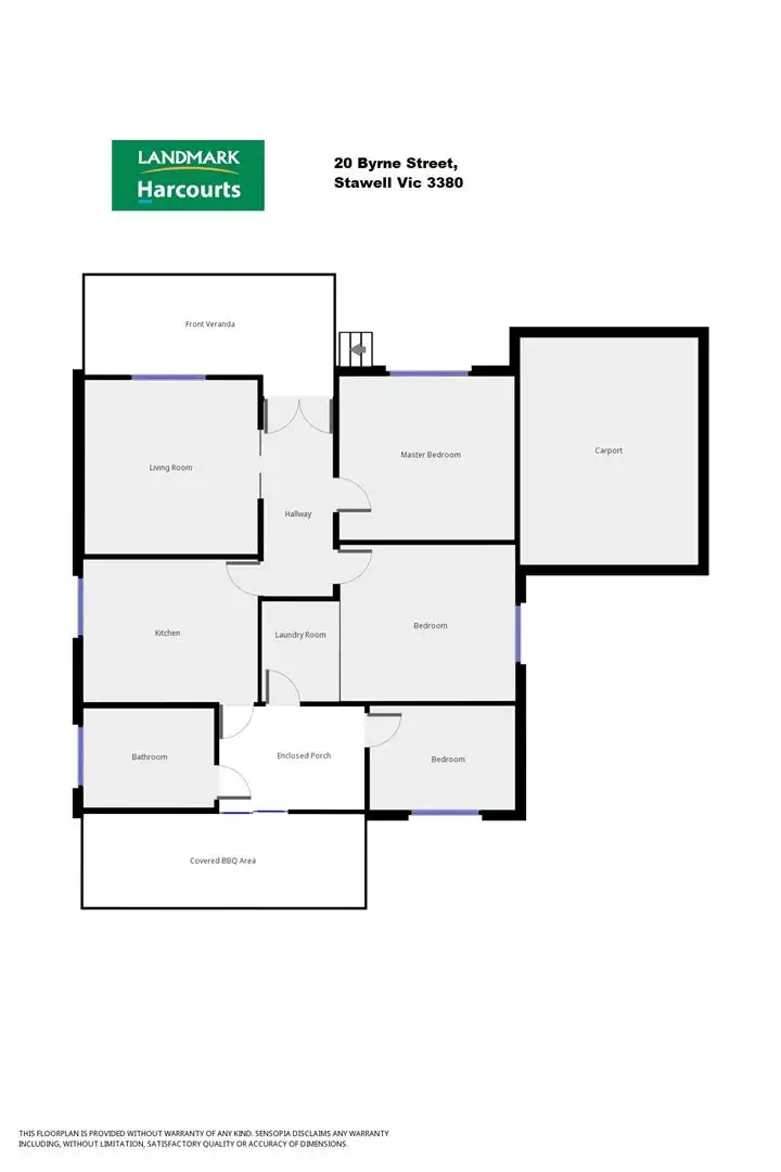 Floorplan of Homely house listing, 20 Byrne Street, Stawell VIC 3380