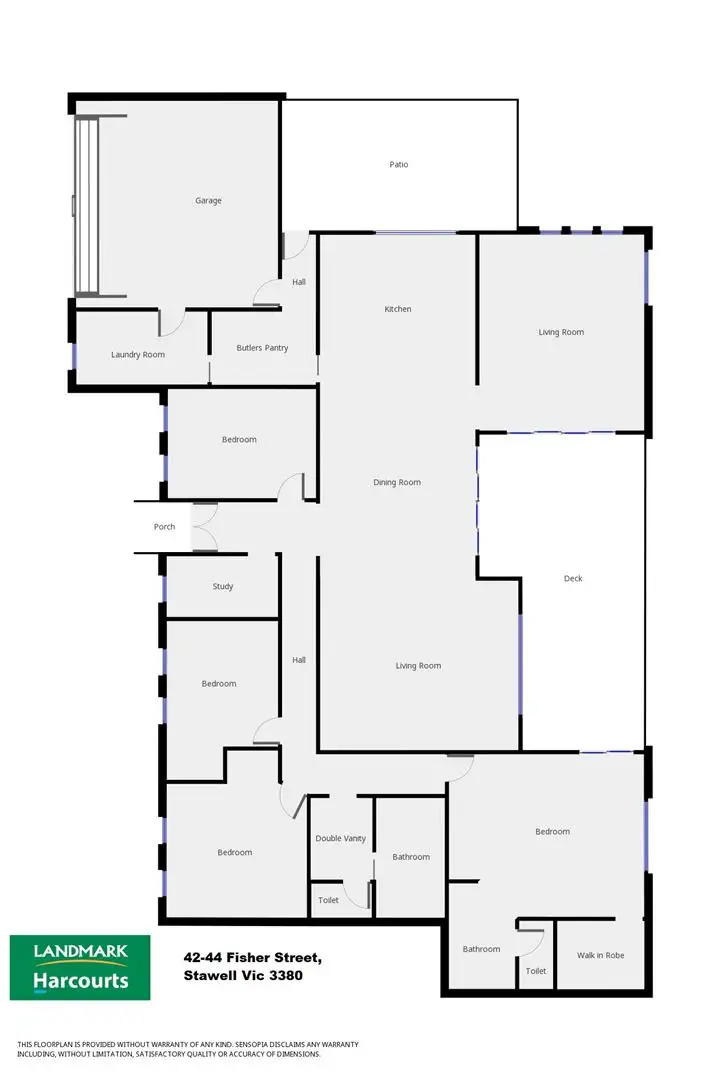 Floorplan of Homely house listing, 42-44 Fisher Street, Stawell VIC 3380