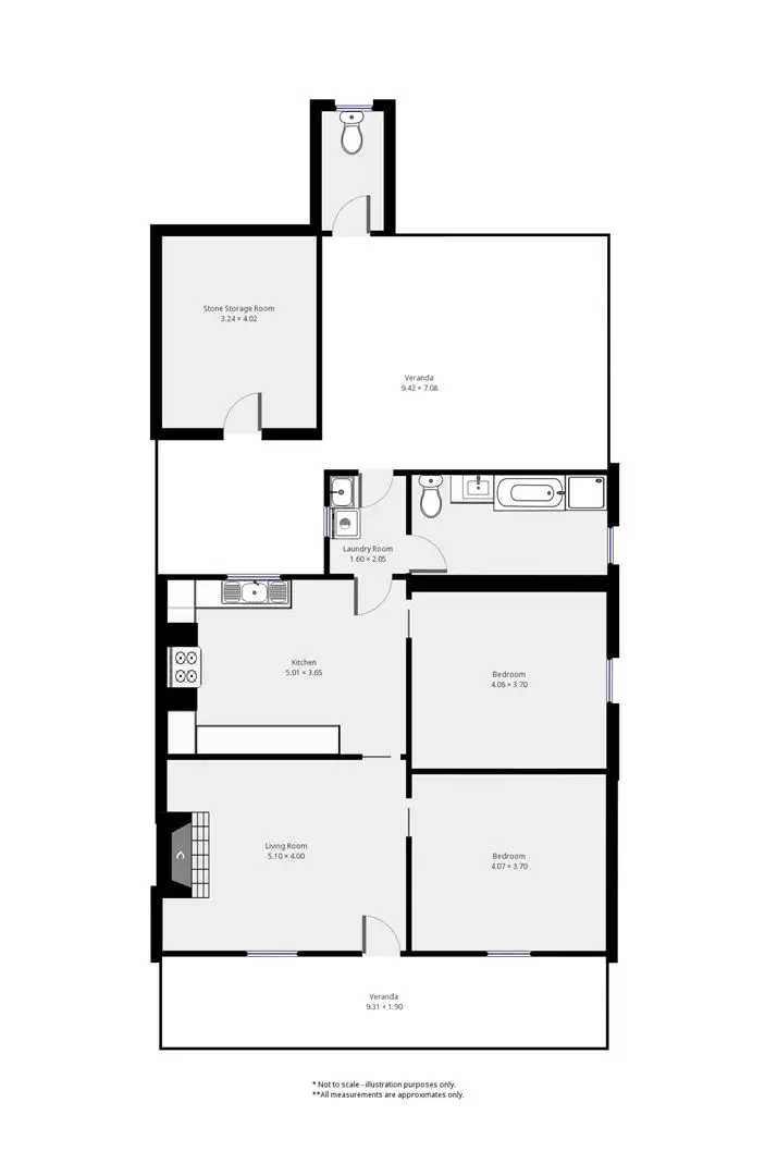 Floorplan of Homely house listing, 11 First Street, Minlaton SA 5575