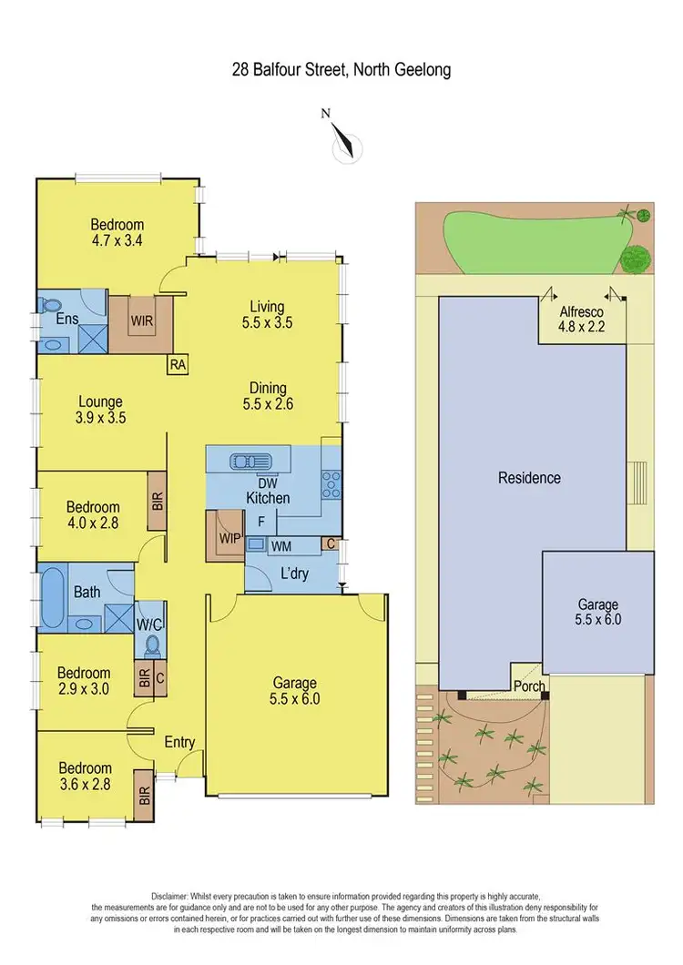 Floorplan of Homely house listing, 28 Balfour Street, North Geelong VIC 3215