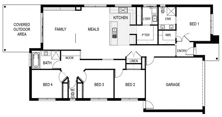 Floorplan of Homely house listing, 37 Whitfield Crescent, Craigieburn VIC 3064