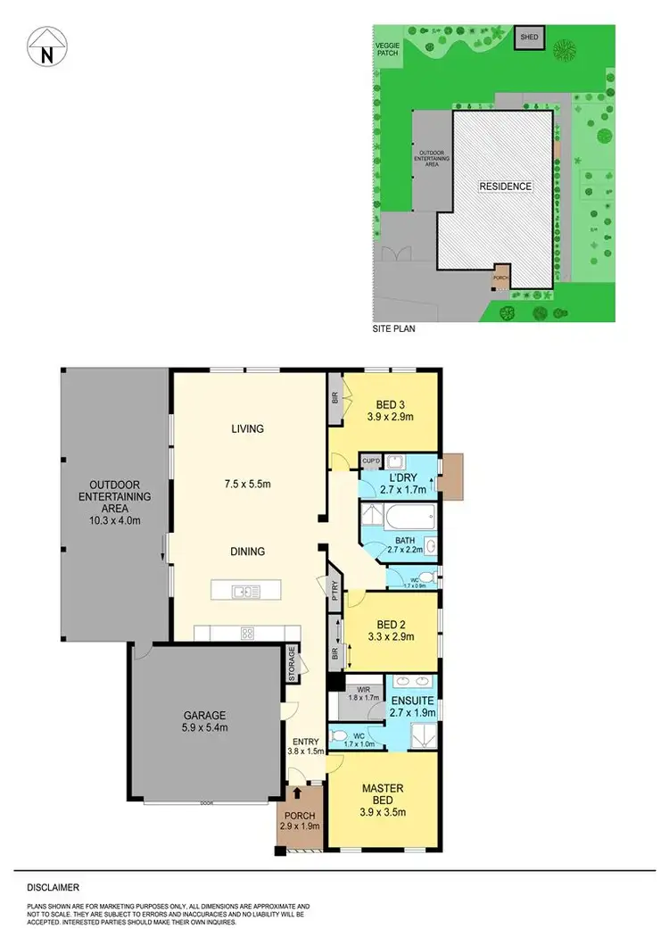 Floorplan of Homely house listing, 34 Grand Junction Drive, Miners Rest VIC 3352
