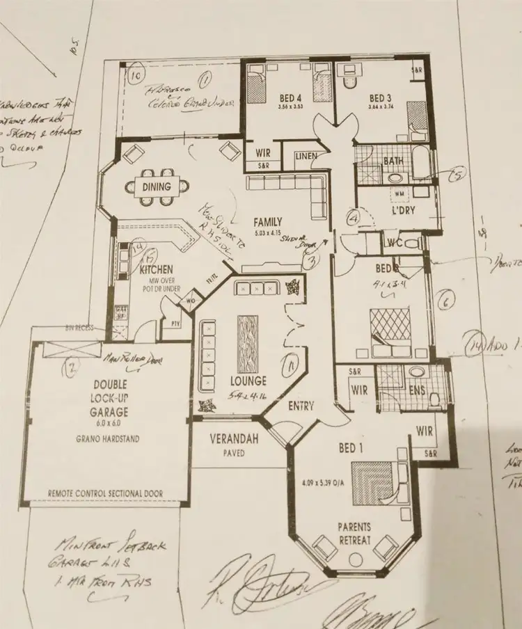 Floorplan of Homely house listing, 1 Gausson Turn, Ashby WA 6065