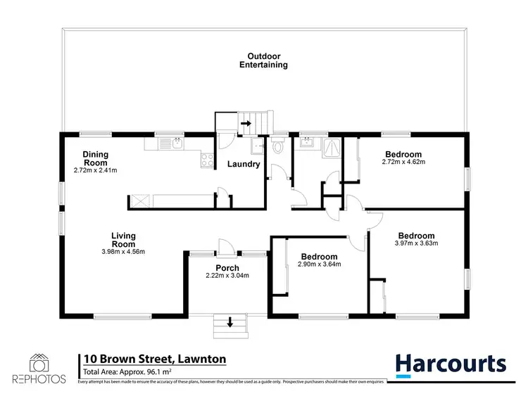 Floorplan of Homely house listing, 10 Brown St, Lawnton QLD 4501