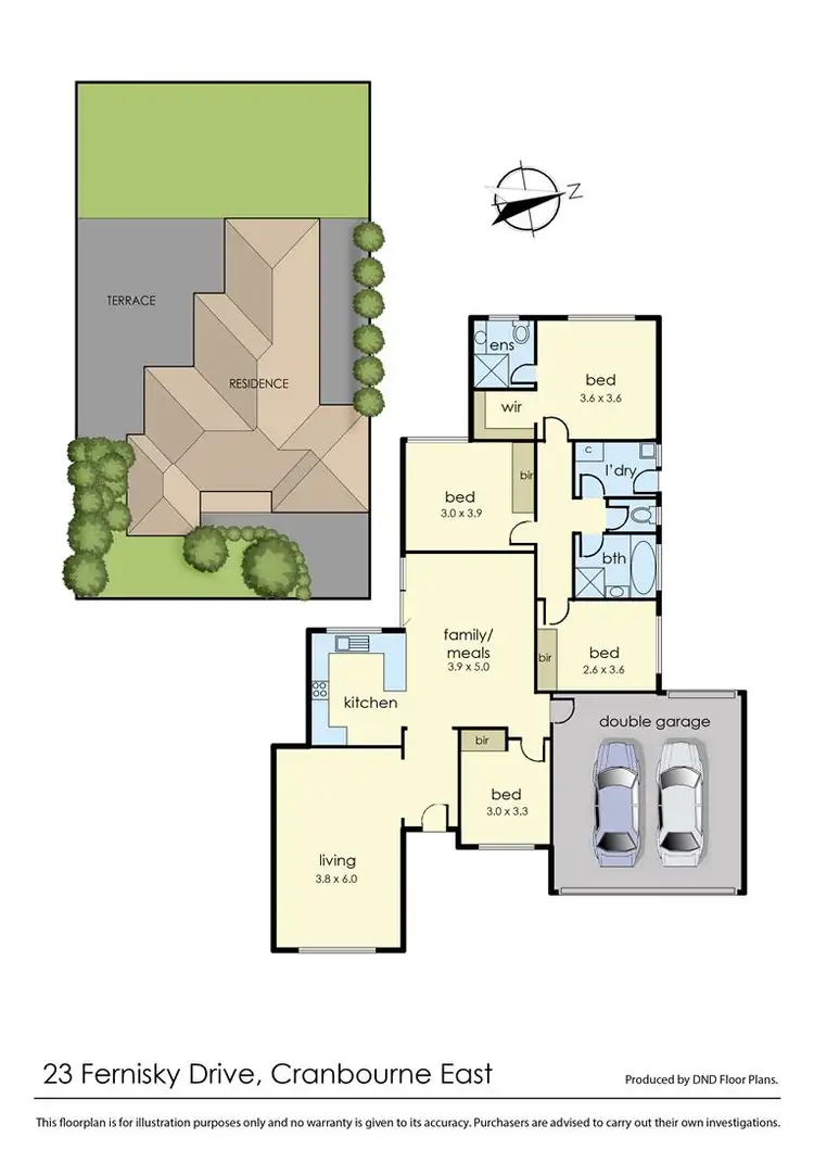 Floorplan of Homely house listing, 23 Fernisky Drive, Cranbourne East VIC 3977