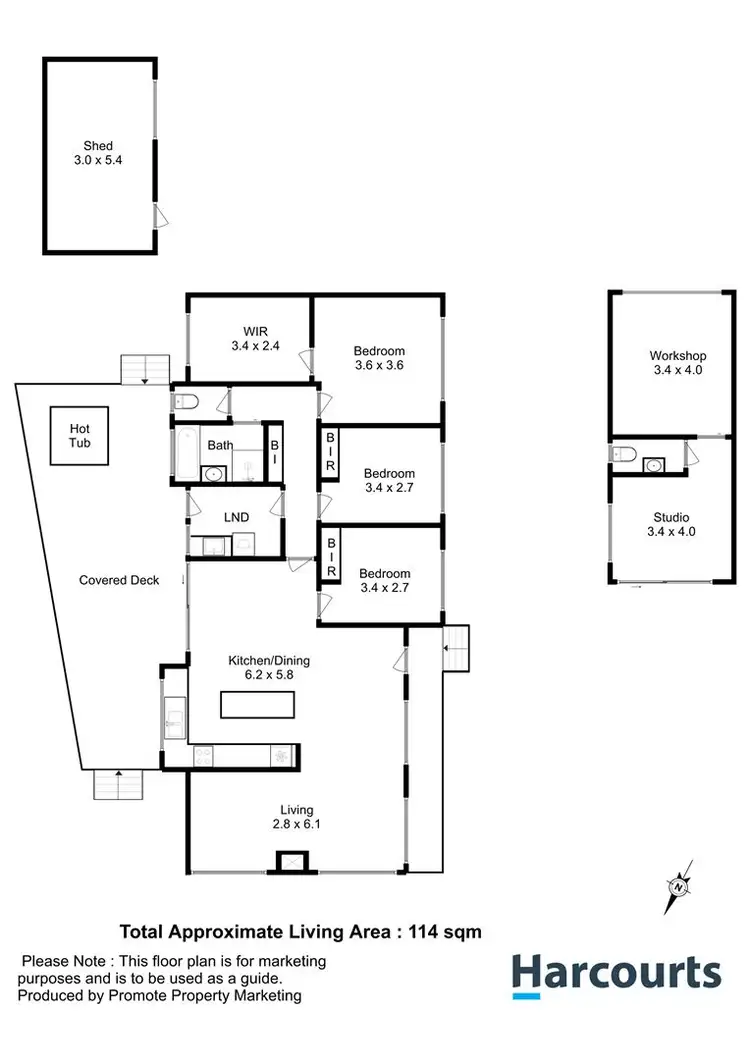 Floorplan of Homely house listing, 2 Wateredge Court, Lauderdale TAS 7021