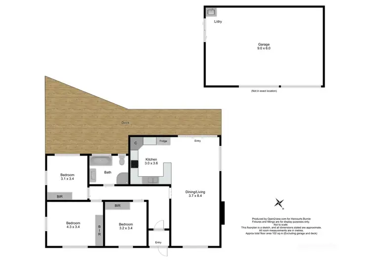 Floorplan of Homely house listing, 21 Terrylands Street, Hillcrest TAS 7320