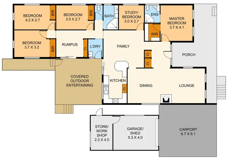 Floorplan of Homely house listing, 2 Koorong Avenue, Bayswater North VIC 3153